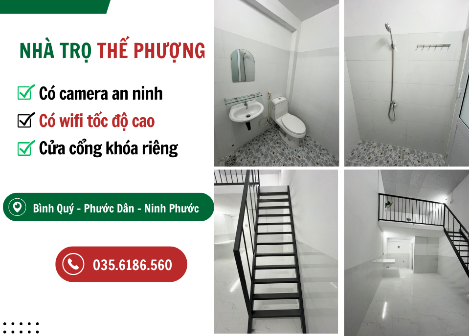 Nhà trọ Phan Rang - Tháp Chàm giá rẻ mới 100%